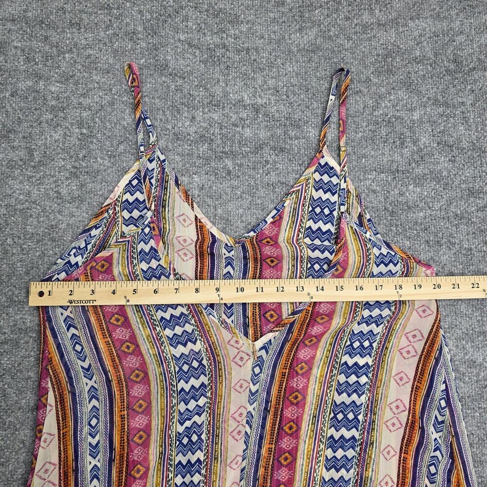 Misa Los Angeles Dress Womens Medium Multicolor Boho Maxi Spaghetti Strap USA - Picture 12 of 16